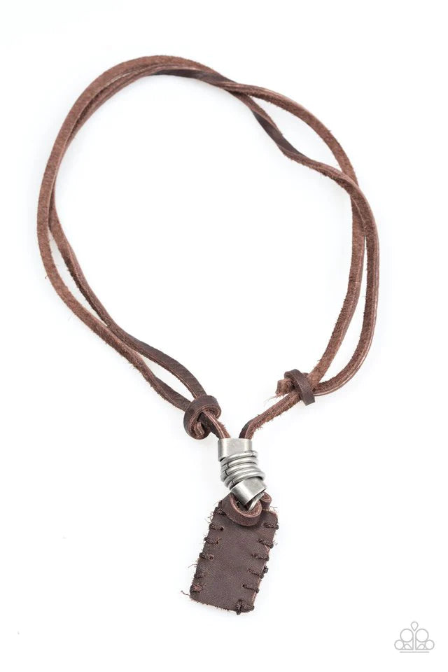 Paparazzi Necklace ~ Alpine Alps - Brown