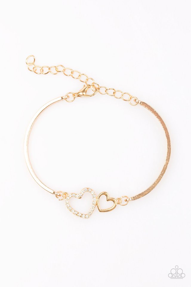 Paparazzi Bracelet ~ The Show LUST Go On! - Gold