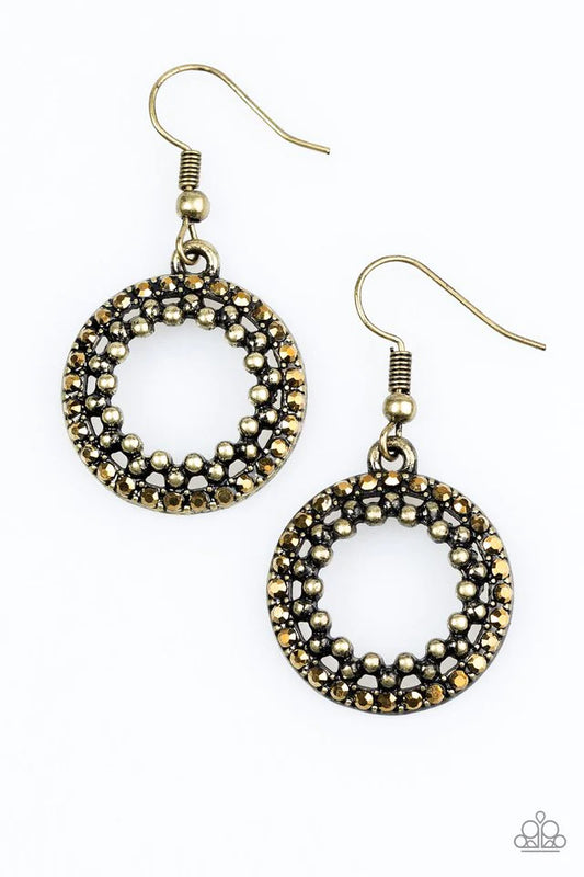 Paparazzi Earring ~ Light The Way - Brass