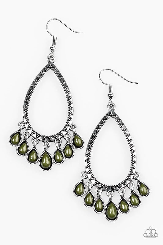 Paparazzi Earring ~ Radiant Bursts - Green