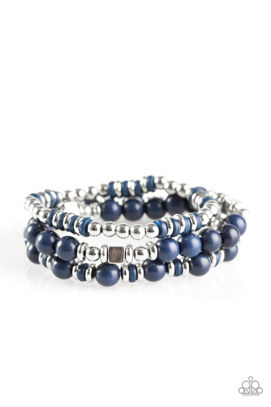 Paparazzi Bracelet ~ Bermuda Beauty - Blue