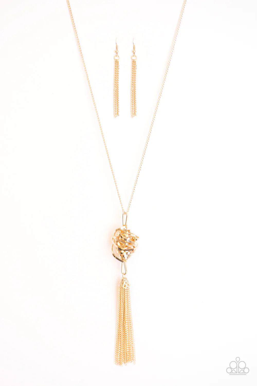 Paparazzi Necklace ~ Seriously Twisted - Gold