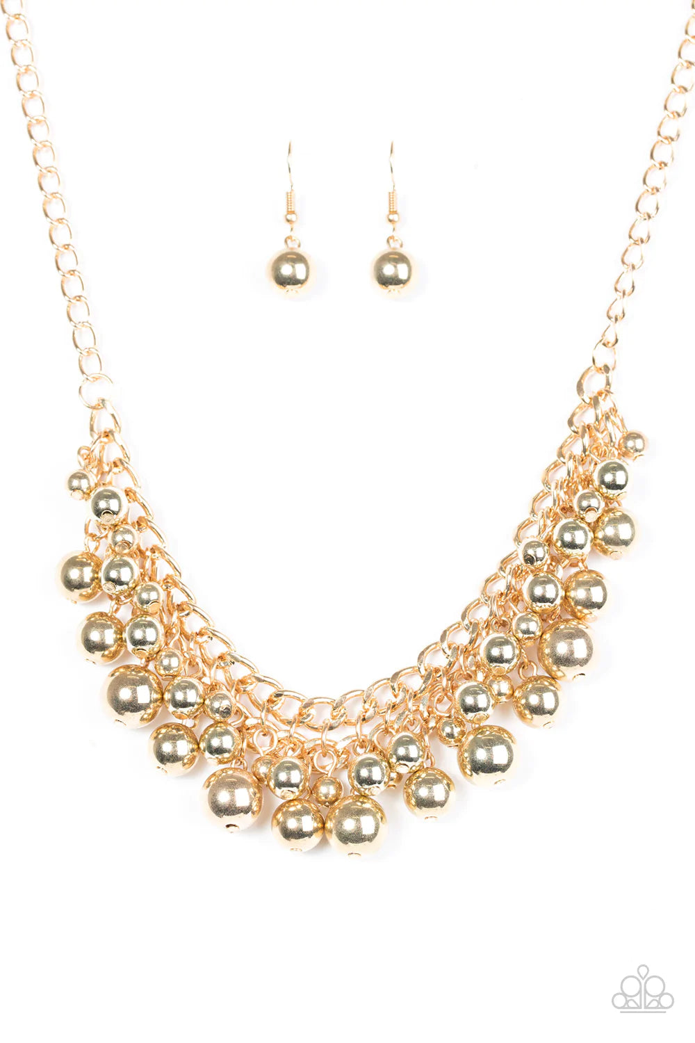 Paparazzi Necklace ~ Heels and Hustle - Gold