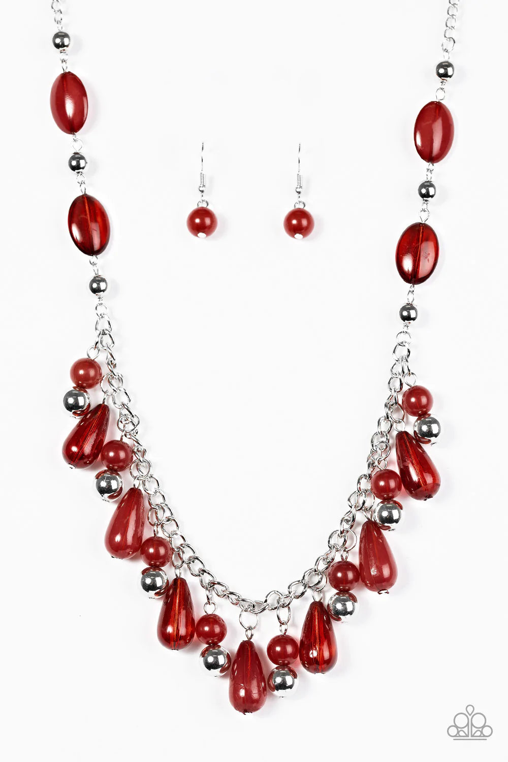 Paparazzi Necklace ~ HUEs She? - Red