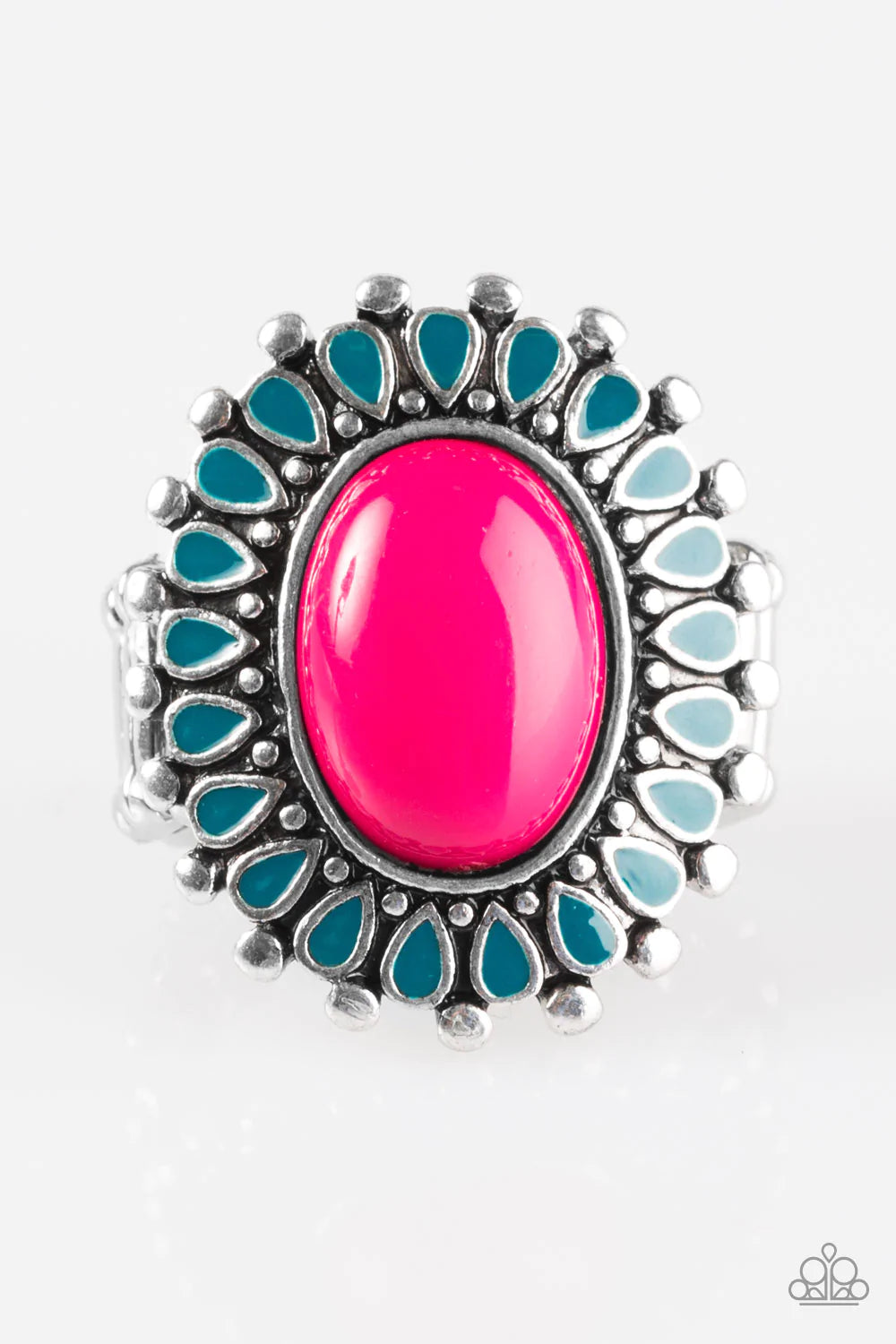 Anillo Paparazzi ~ Wild Wallflower - Rosa