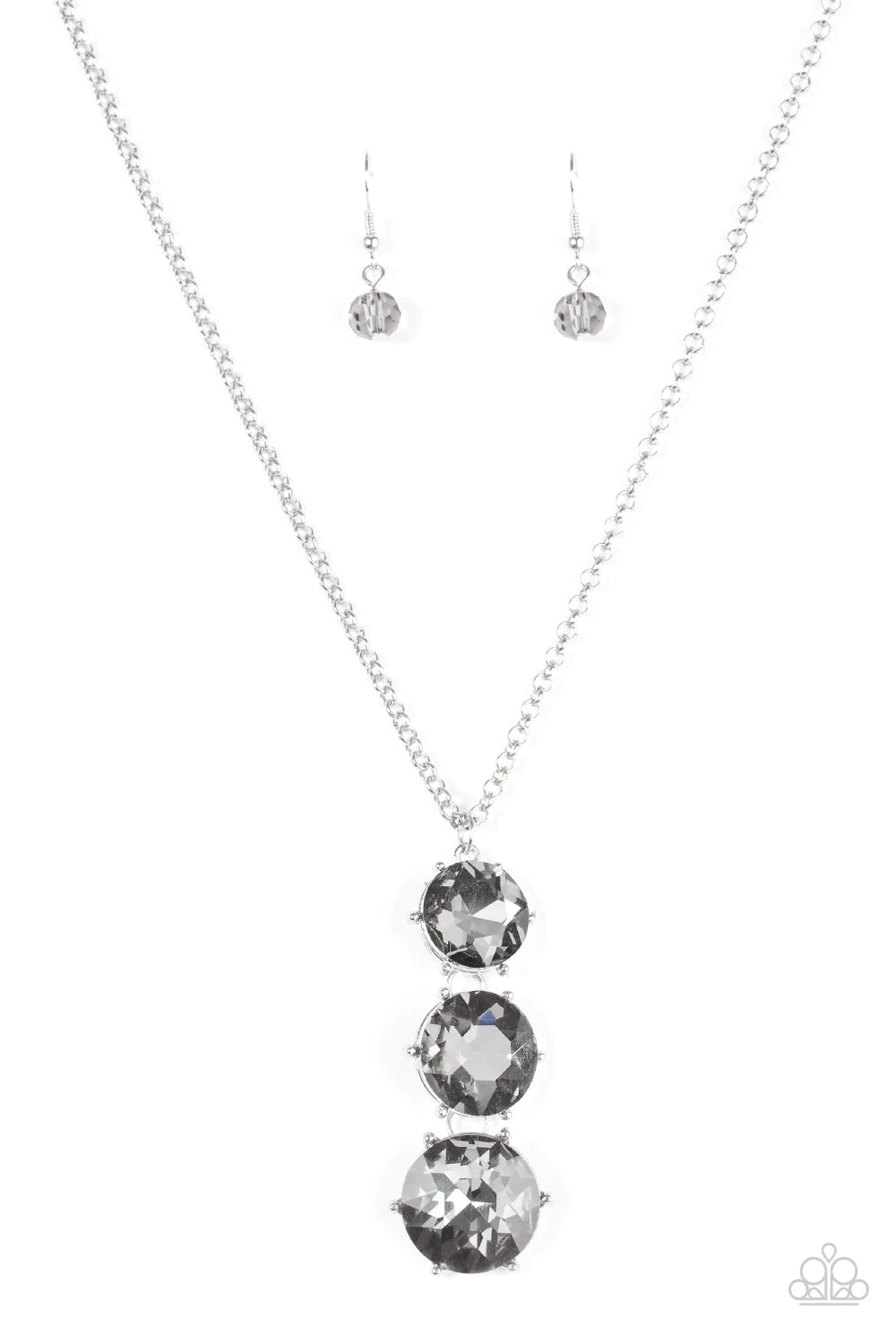 Paparazzi Necklace ~ I Solemnly Swear To Sparkle - Silver
