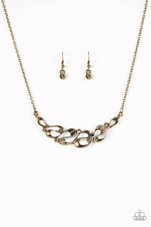 Paparazzi Necklace ~ Easy Money - Brass