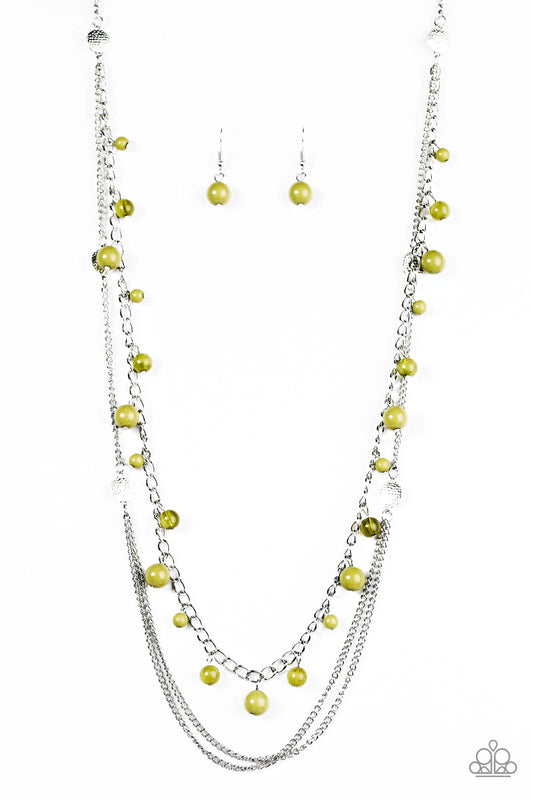 Collar Paparazzi ~ Color Spree - Verde