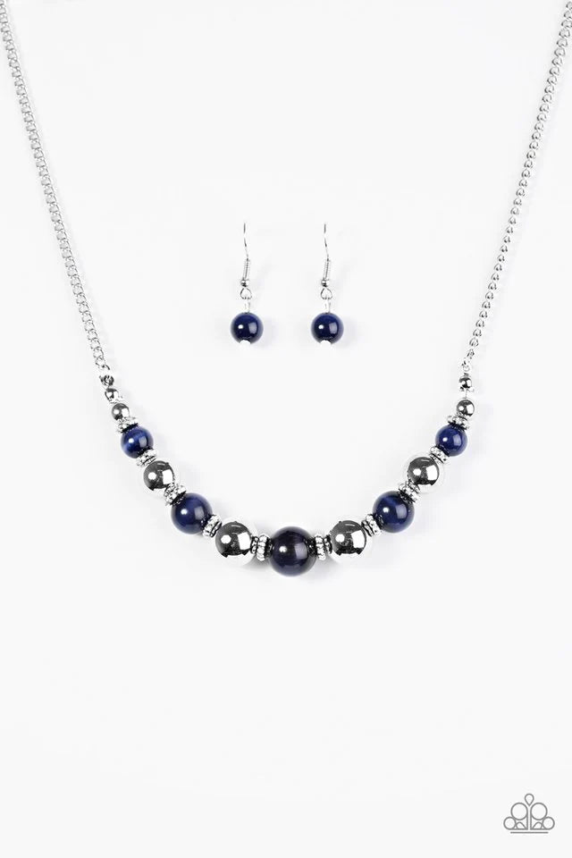 Collar Paparazzi ~ CRISTAL SUPERIOR - Azul