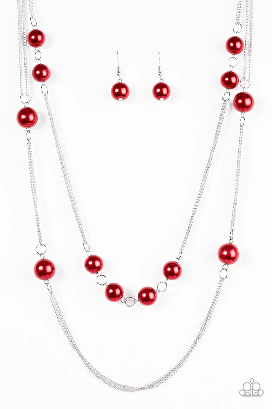 Paparazzi Necklace ~ My Main GLAM - Red