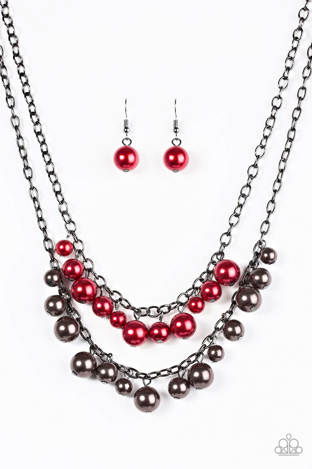 Paparazzi Necklace ~ Marvelous Masquerade - Red