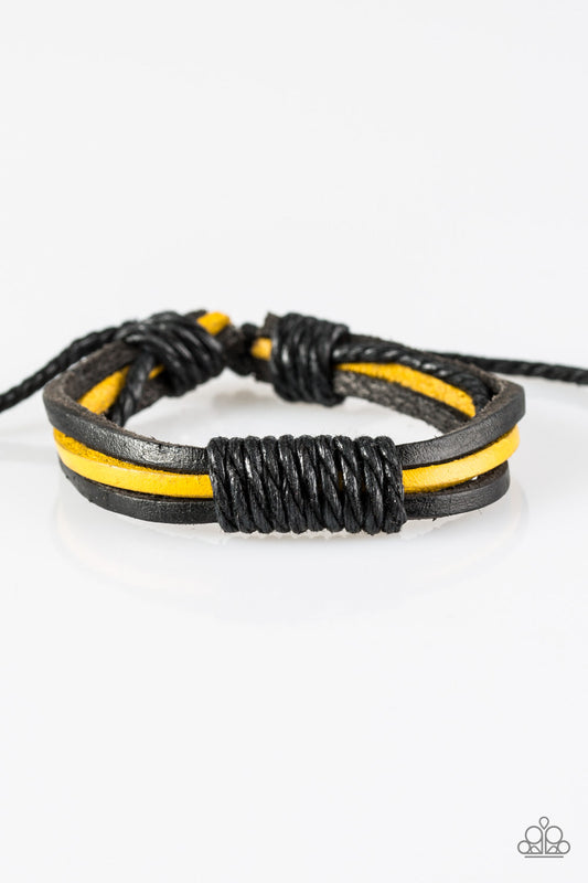 Paparazzi Bracelet ~ Trail Leader - Yellow