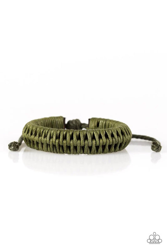 Pulsera Paparazzi ~ All Out War - Verde