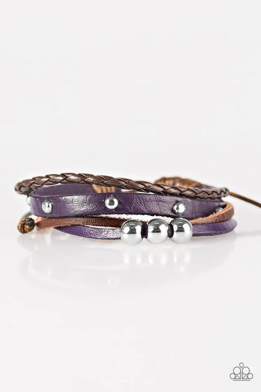 Paparazzi Bracelet ~ Discovery Bay - Purple