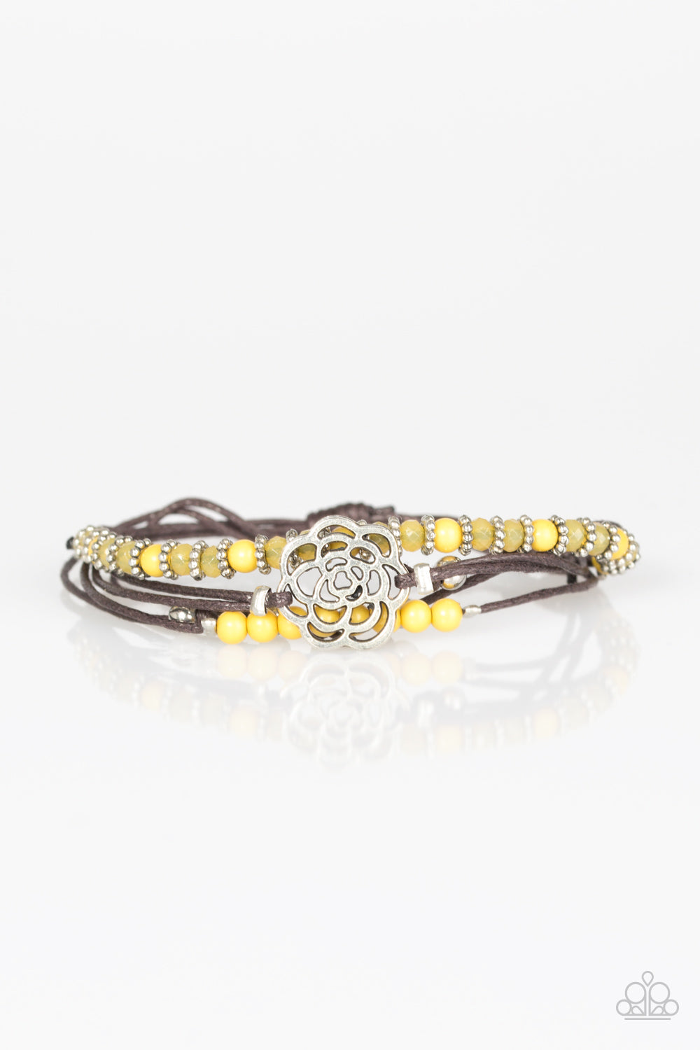 Paparazzi Bracelet ~ GROW All Out - Yellow