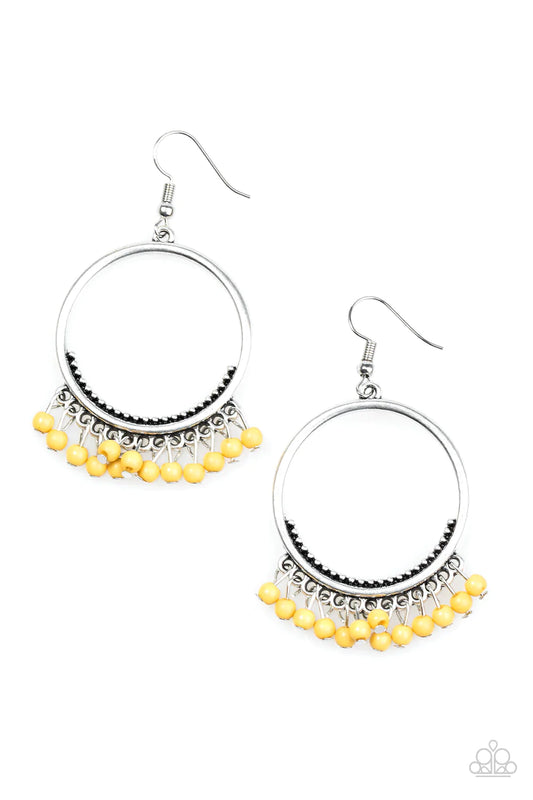 Paparazzi Earring ~ The World Is A Jungle - Yellow