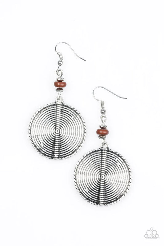 Pendiente Paparazzi ~ Mundo Salvaje - Marrón