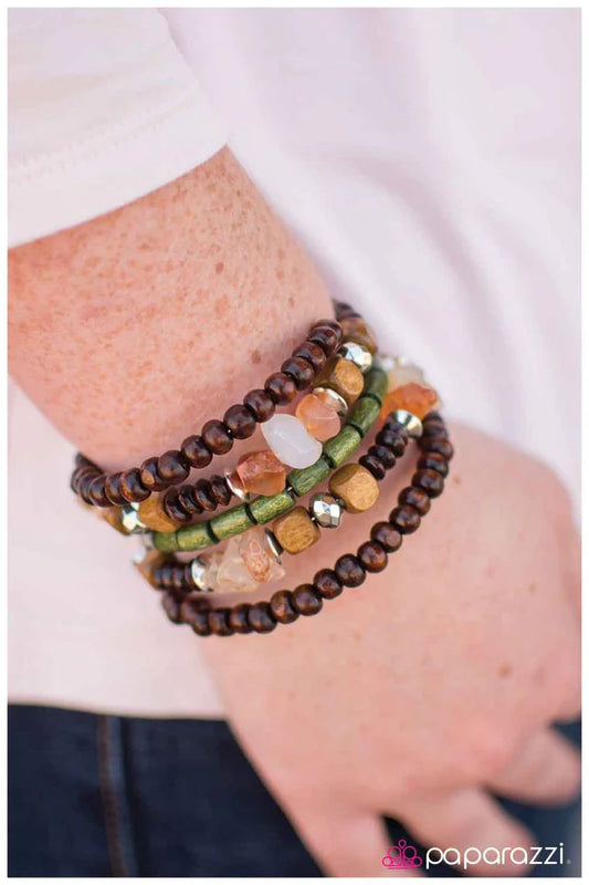 Paparazzi Bracelet ~ Spiraling Serenity - Multi