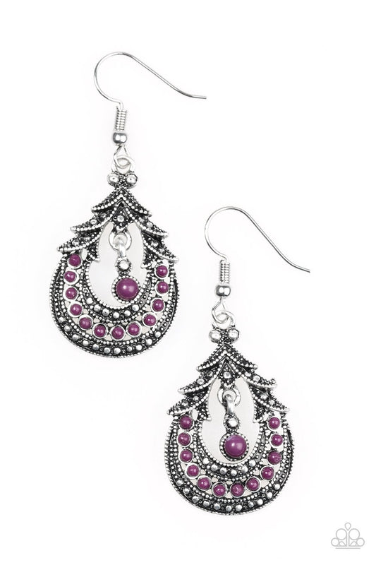 Paparazzi Earring ~ Holi - Purple