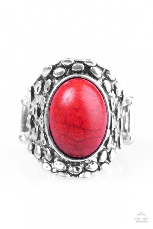 Anillo Paparazzi ~ Jungle Glam - Rojo