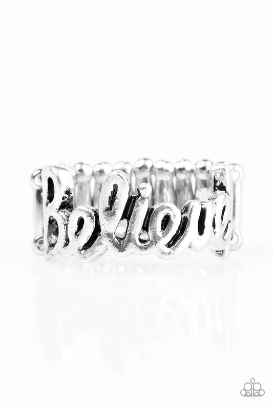 Paparazzi Ring ~ When You Believe - Silver