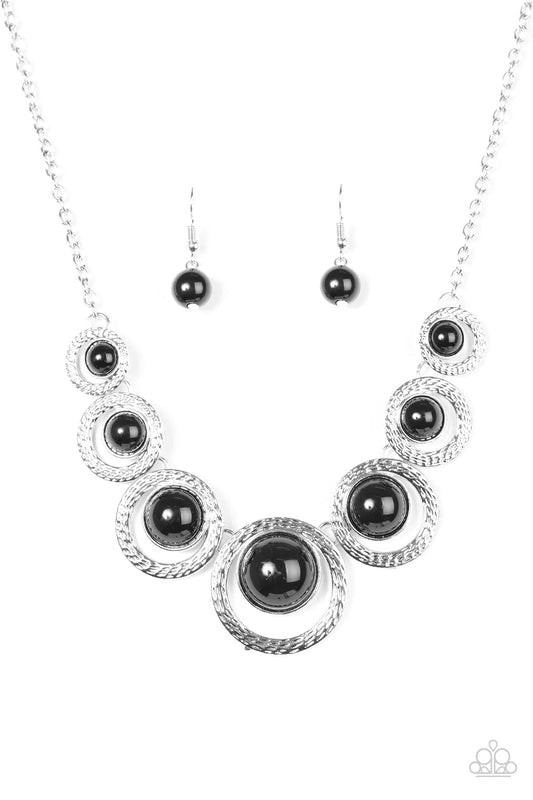 Paparazzi Necklace ~ Jungle River - Black