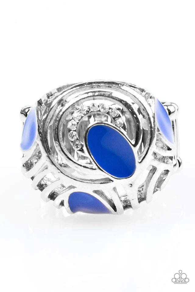 Anillo Paparazzi ~ Super Nova - Azul