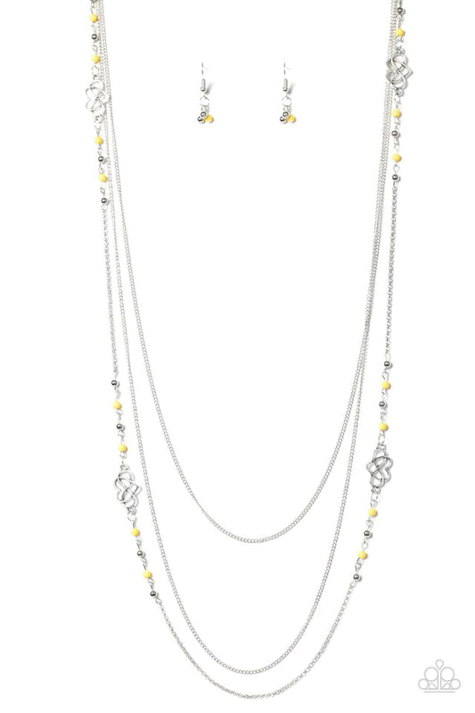 Paparazzi Necklace ~ Love Every Day - Yellow