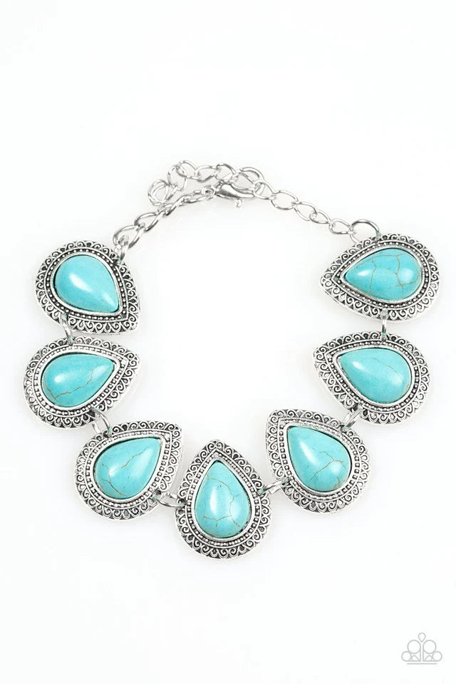 Pulsera Paparazzi ~ Canyon Creek - Azul