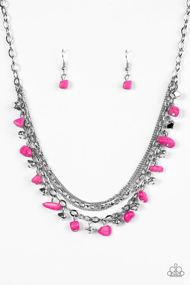 Collar Paparazzi ~ Canyon Escape - Rosa