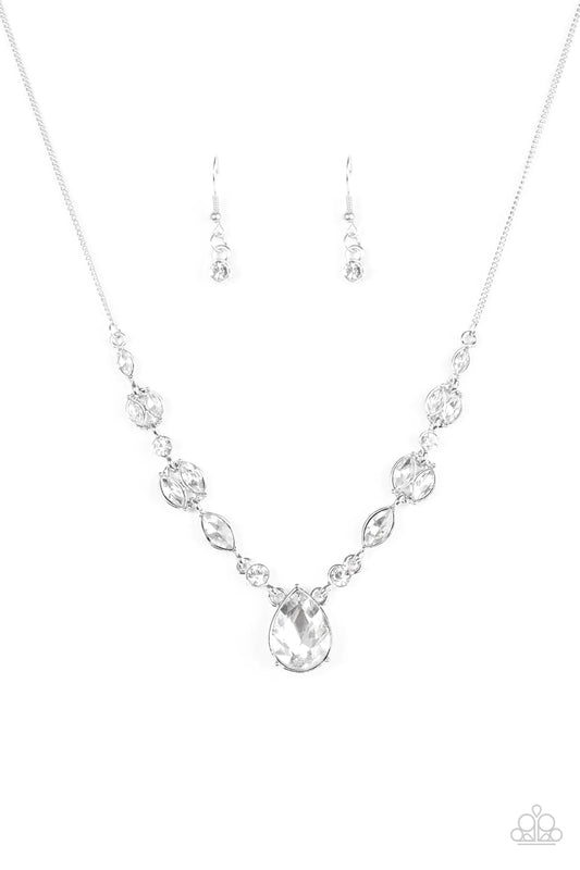 Paparazzi Necklace ~ Royal Rendezvous - White