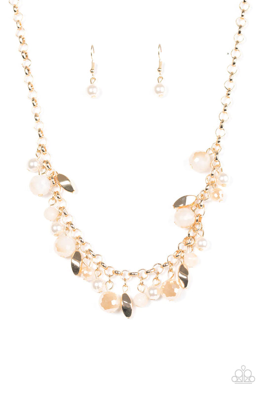 Paparazzi Necklace ~ BLING Down The Curtain - Gold