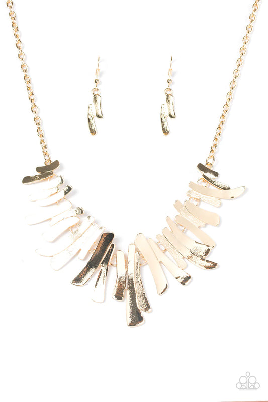 Paparazzi Necklace ~ Hold Some, BOLD Some - Gold