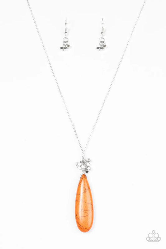 Paparazzi Necklace ~ Canyon Craze - Orange