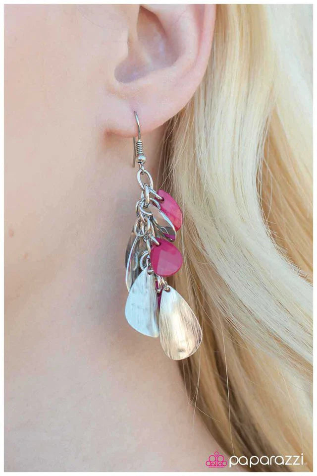 Paparazzi Earring ~ Sounds of Sophistication- Pink