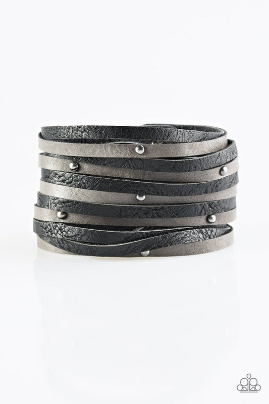 Pulsera Paparazzi ~ Ranch Rebel - Plata