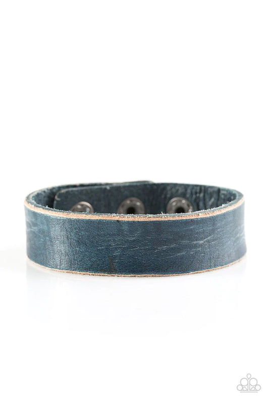 Paparazzi Bracelet ~ Go Hard Or Go Home - Blue