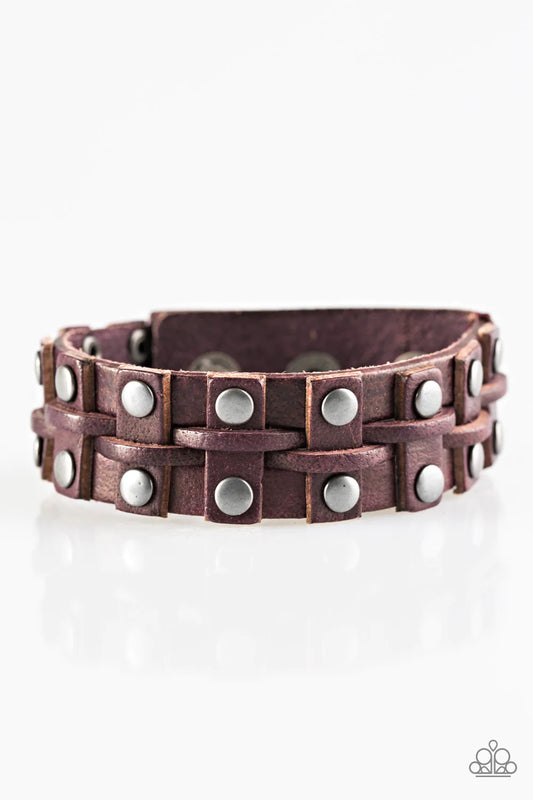 Paparazzi Bracelet ~ Row Your Boat - Purple