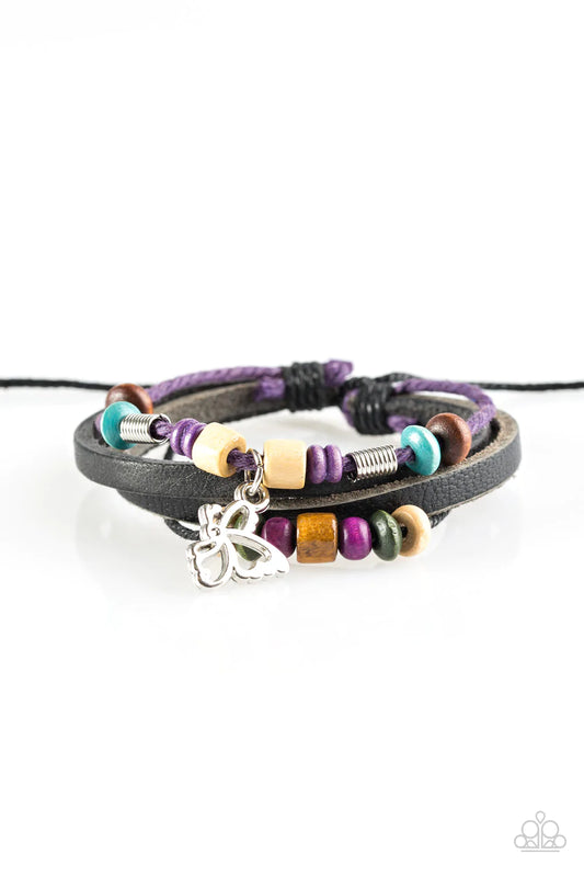 Pulsera Paparazzi ~ Butterfly Bliss - Multicolor