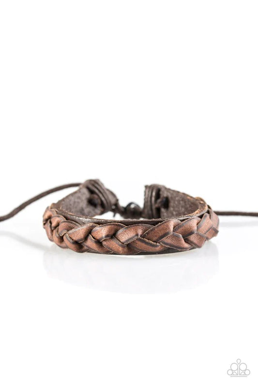 Paparazzi Bracelet ~ Tear It Up - Brown