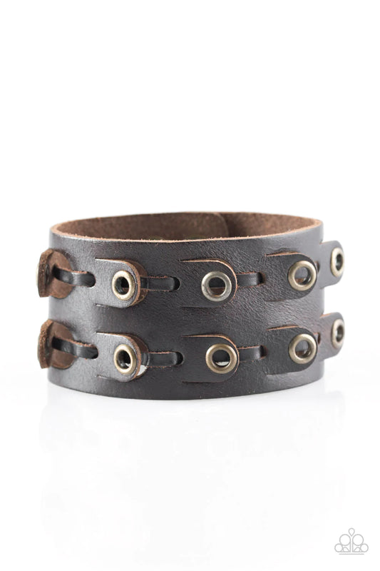 Paparazzi Bracelet ~ Port Side - Brown