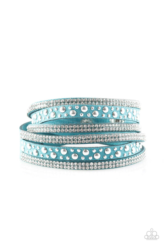 Paparazzi Bracelet ~ Limited Sparkle - Blue