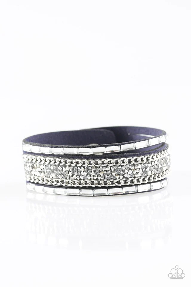 Pulsera Paparazzi ~ Princesa Punk - Azul