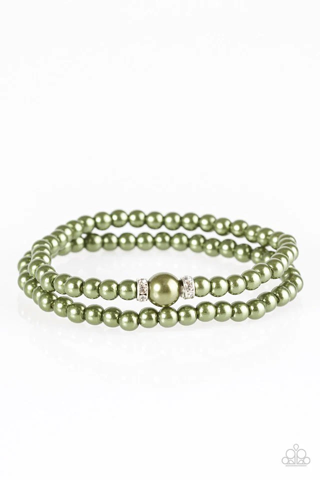 Paparazzi Bracelet ~ Cambridge Chic - Green