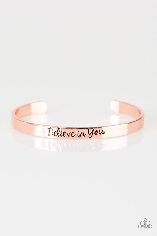 Pulsera Paparazzi ~ Always Believe - Cobre