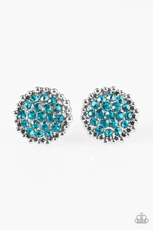 Paparazzi Earring ~ Glam Tour - Blue