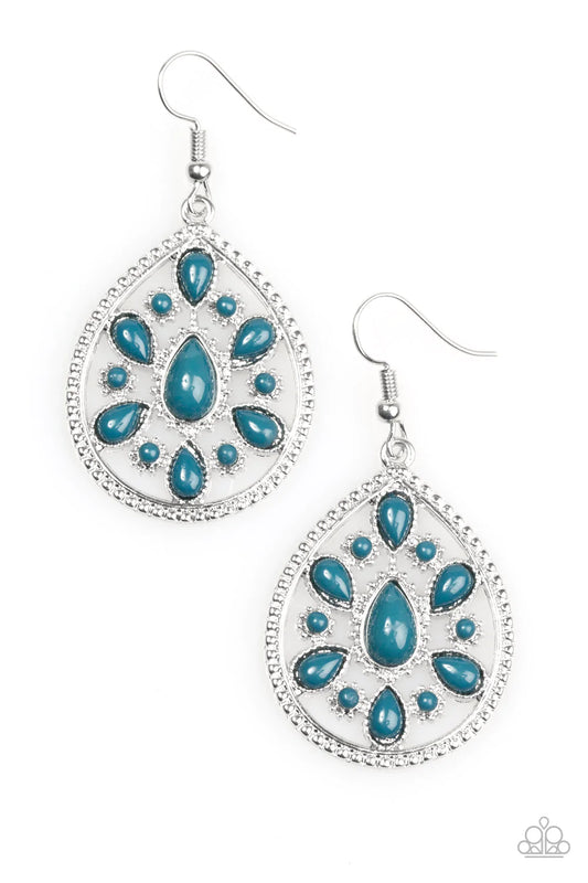 Paparazzi Earring ~ Pretty Princess - Blue