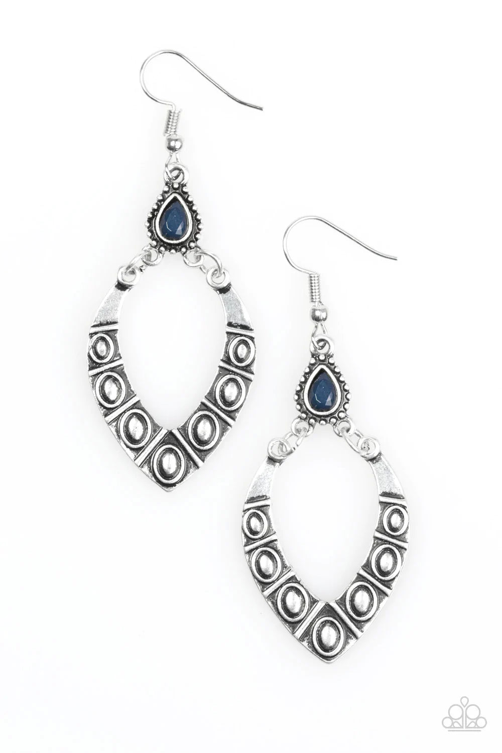 Paparazzi Earring ~ TRIBE Something New - Blue