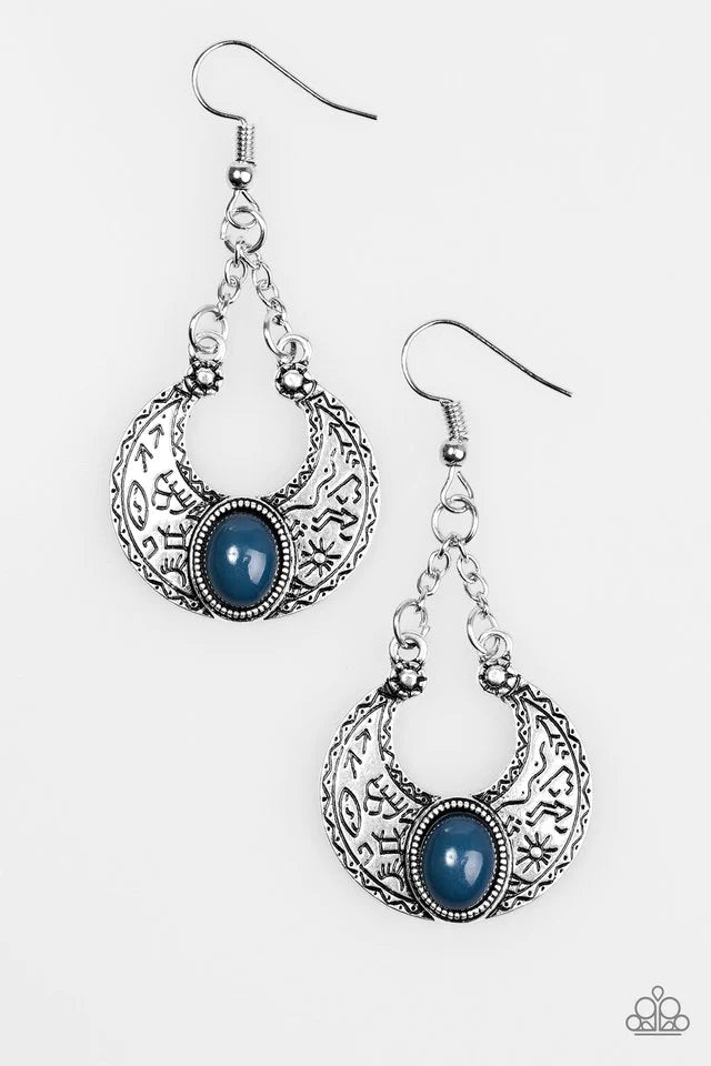 Paparazzi Earring ~ Anasazi Sands - Blue