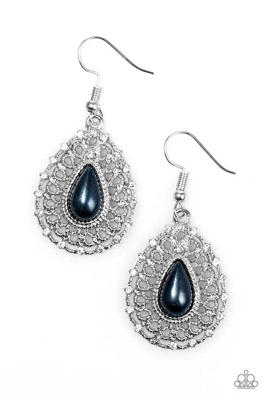 Paparazzi Earring ~ Court Chic - Blue